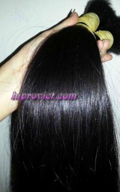 Synthetic Double drawn straight hair