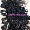 Synthetic Single drawn curly bulk hair 32
