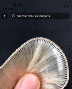 Hand-Tied Hair Extensions